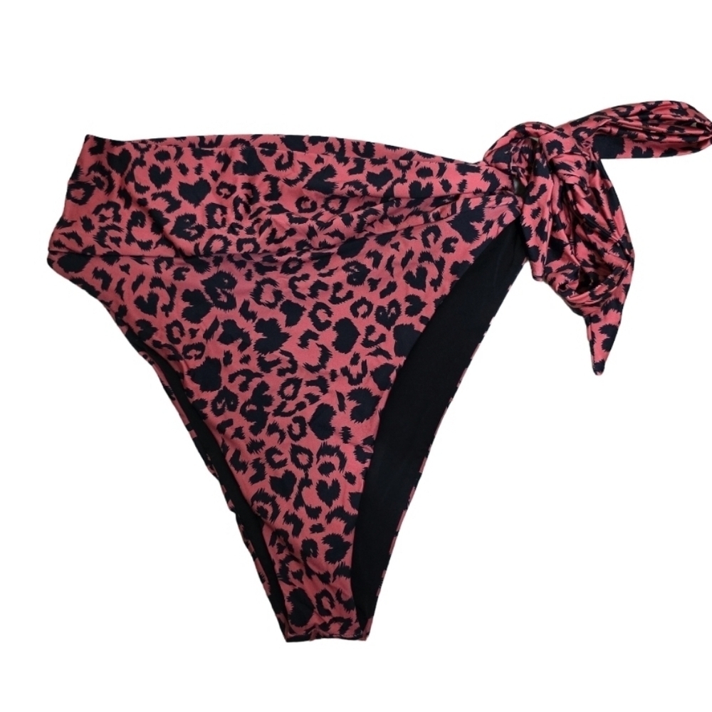 Beach Riot Pink Leopard Bikini Bottom
